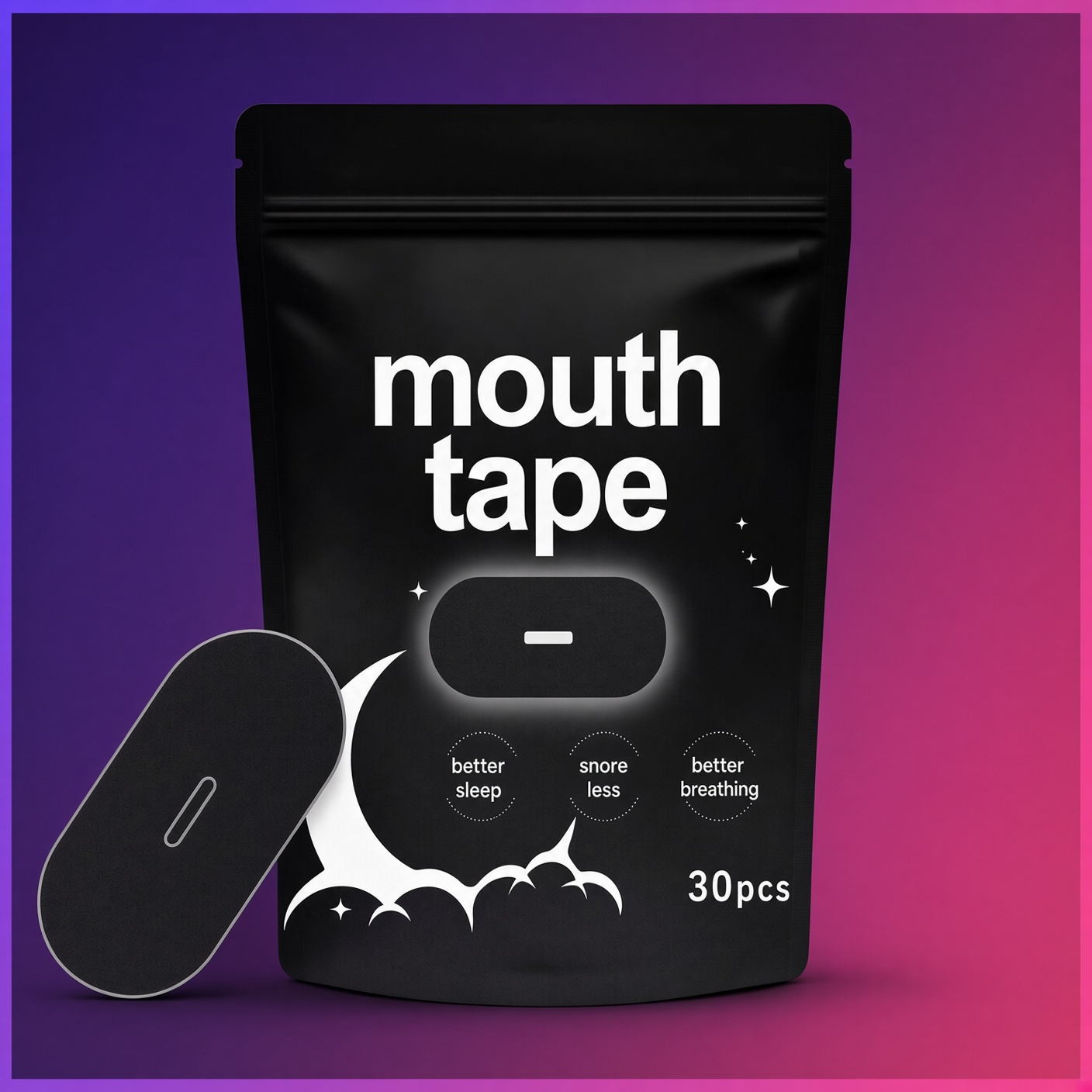 30Pcs anti Snoring Sleep Strips Adhesive Tape Breathable Mouth Tape Sleep Accessories for Improving Sleep